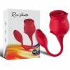 Pink Clitoris Sucker & Vibrator 10 Modes Red - Waterproof USB