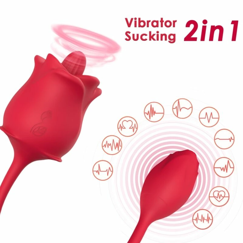 Pink 2-in-1 Suction Stimulator & Vibrator 10 Modes Red Tail Pink 2-in-1 Suction Stimulator & Vibrator 10 Modes Red Tail