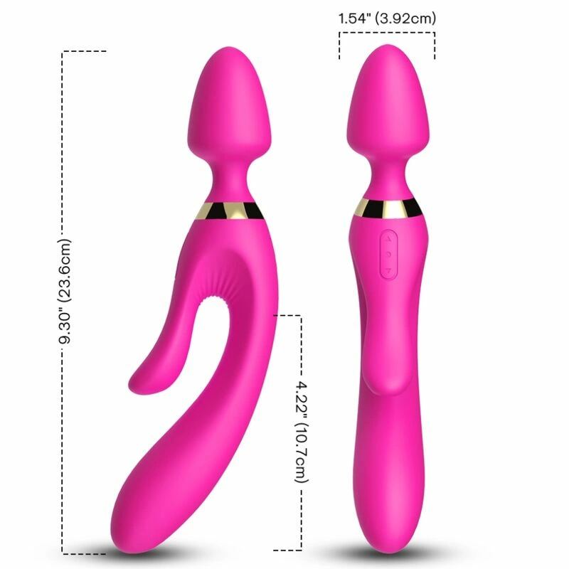Massager & Vibrator Rabbit Fuchsia - Dual Motor