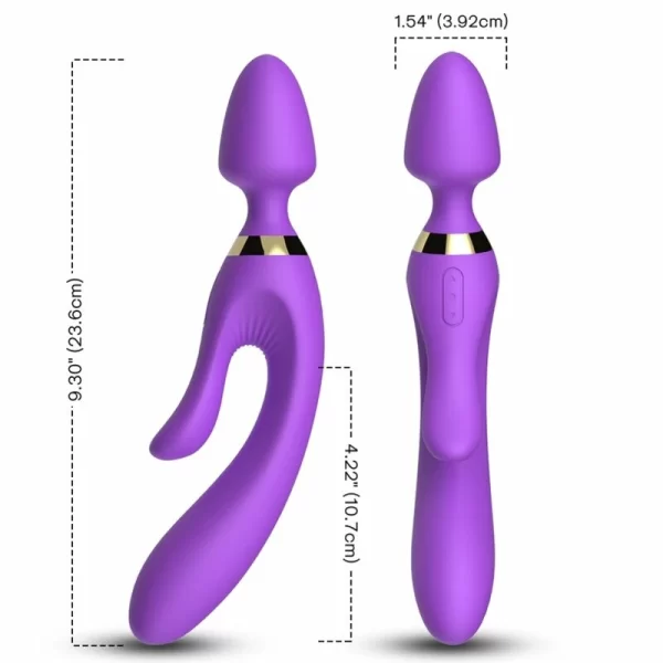 Massager & Vibrator Rabbit Purple - Dual Motor