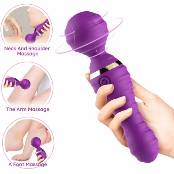 Freedo Massager & Vibrator Small Purple - 9 Modes