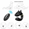 FOX Vibrator for Couples Remote Control Black 9 Modes Waterproof