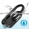 Twins Double Vibrator Ring for Couples Black Silicone 85mm