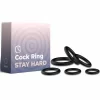 RINGS Silicone Black Set - Flexible Anatomical Support Rings - Anelma RINGS Silicone Black Set - Flexible Anatomical Support Rings