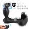 Surround Vibrator Anal & Testicle Stimulator Remote Black
