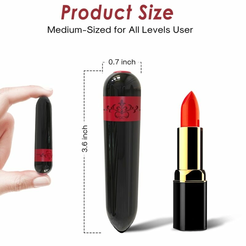 Rocket Vibrator Bullet Black - 9 Modes
