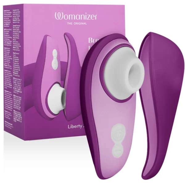 Liberty 2 Violet Intimate Air Wave Device with Magnetic Cover