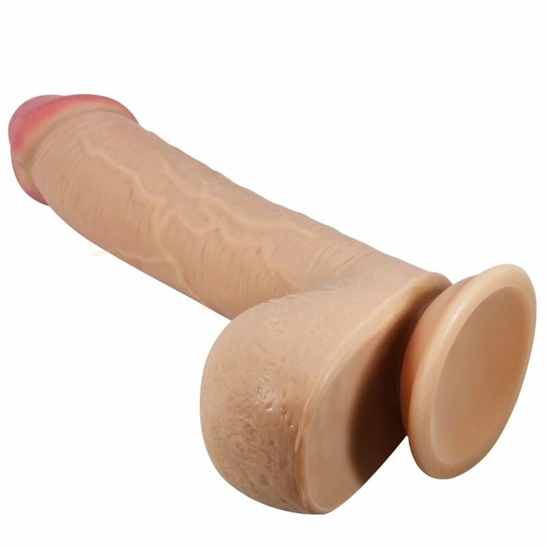 Sliding Skin Series Intimate Model with Suction Base Flesh 23.4 cm