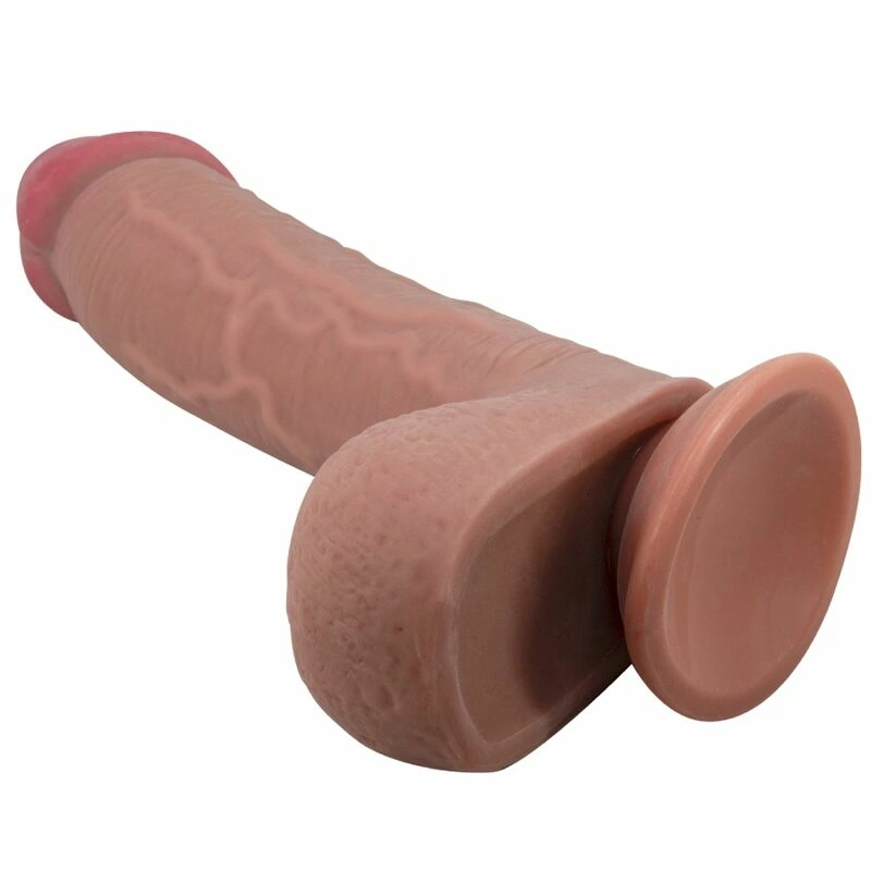 Sliding Skin Series Anatomical Model with Suction Base Brown 23.4 cm