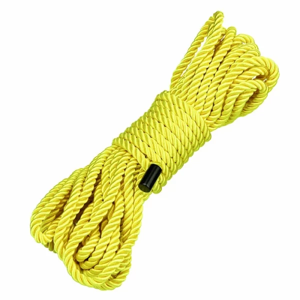 Boundless Rope 10m Yellow - Durable Bondage Accessory