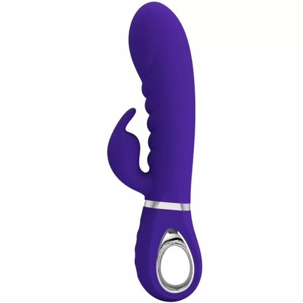 Prescott Intimate Dual-Action Vibrator Purple Silicone