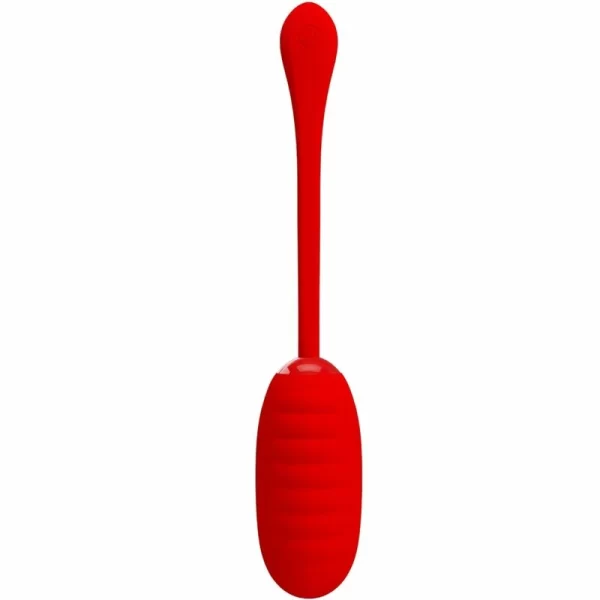 Kirk Rechargeable Vibrating Egg Red - 12 Modes