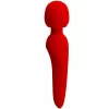 Meredith Massager 12 Modes Red - Waterproof Silicone
