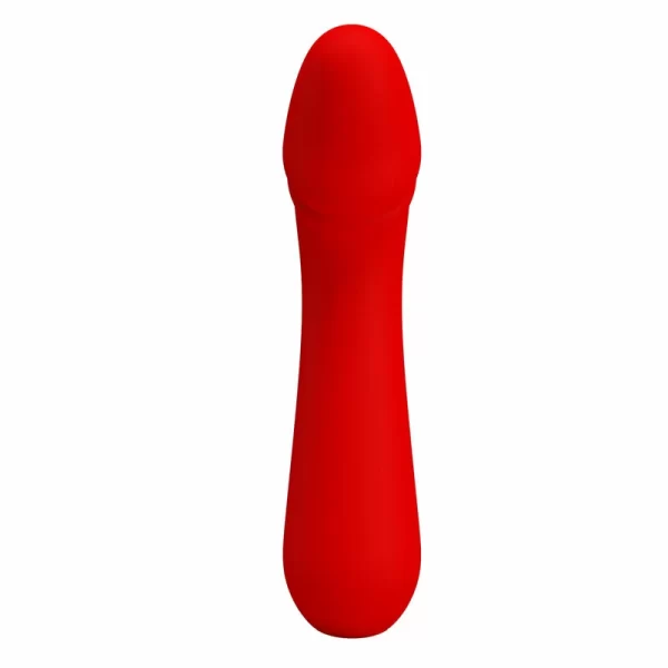 Cetus Red Rechargeable Flexible System Silicone Massager 150mm