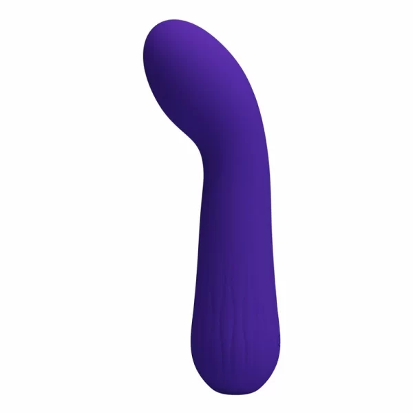 Faun Rechargeable Flexible Silicone Vibrator Purple 150mm