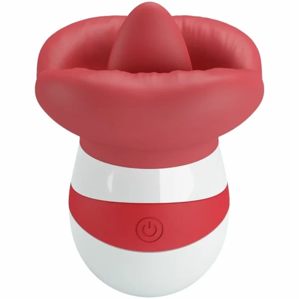 Mina Intimate Tongue Simulator Light Red USB Rechargeable