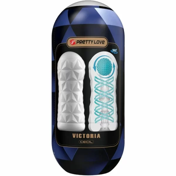 Victoria Cecil Intimate Spiral Device White TPR Compact