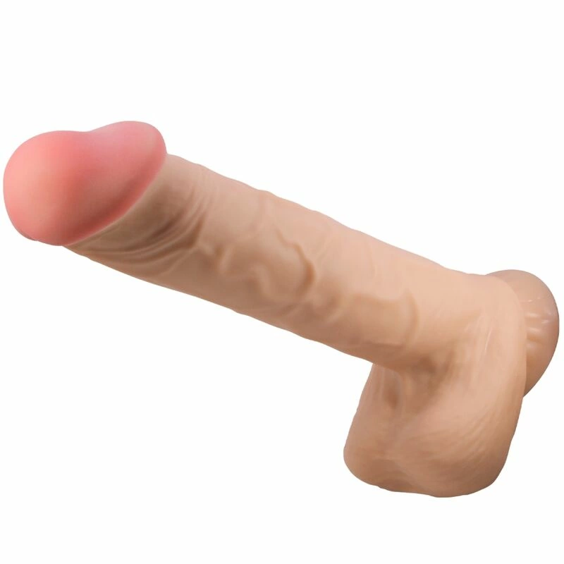 Sliding Skin Series Intimate Machine with Suction Cup 26 cm Flesh