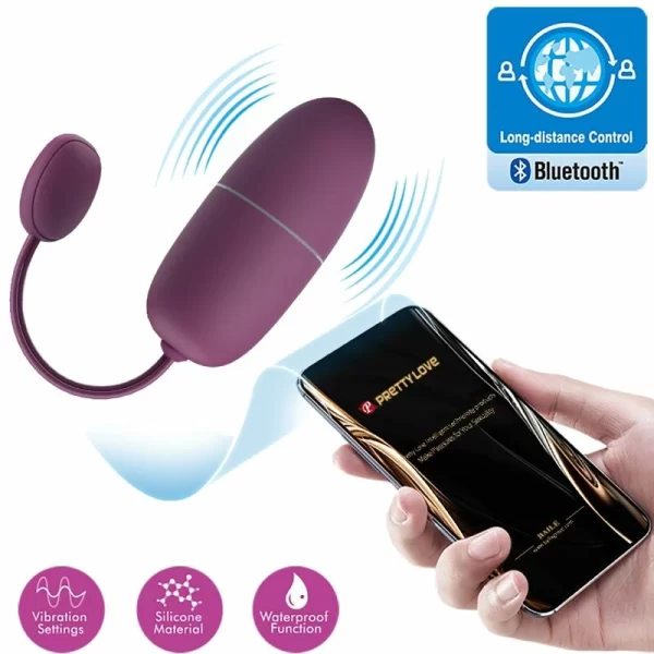Nymph Lila App-Controlled Vibrating Egg