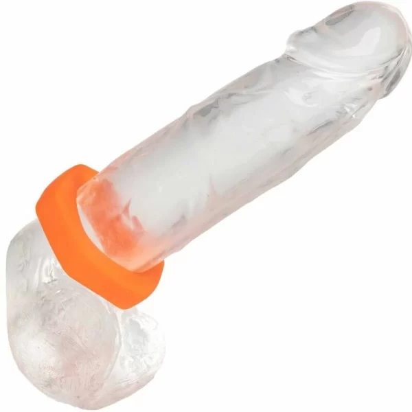Alpha Prolong Liquid Silicone Hexagonal Ring Orange 2 cm