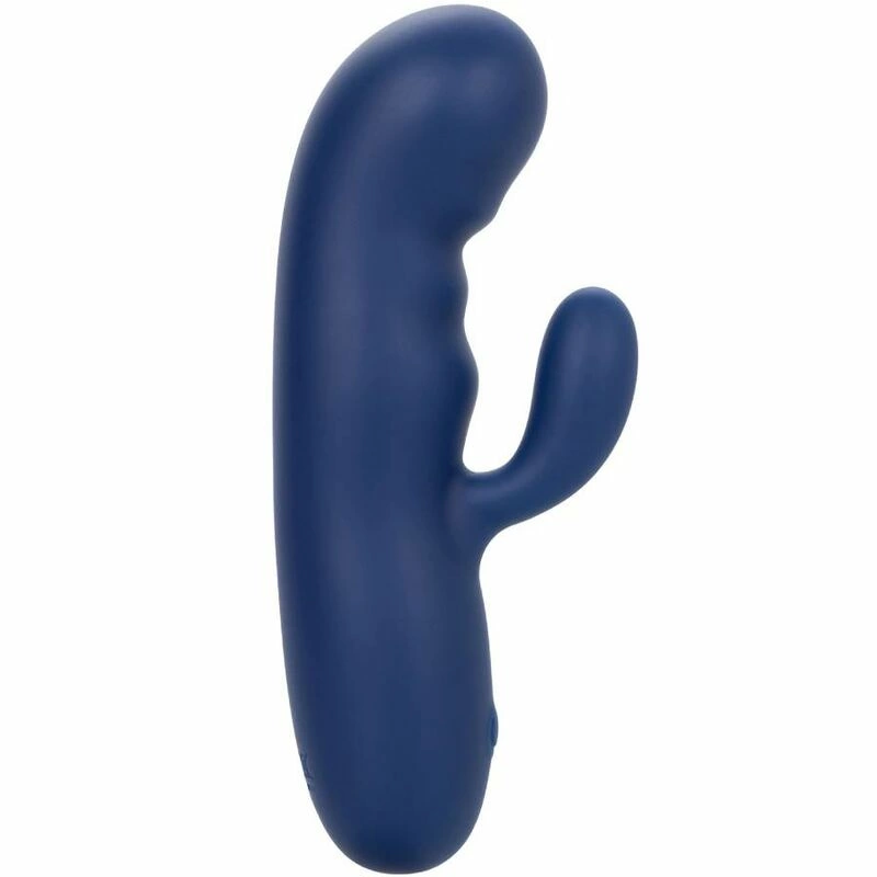 CalExotics Cashmere Silk Duo Blue - masaÅ¼er dwusilnikowy
