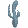 CalExotics Triple Ecstasy Szary - MasaÅ¼er Potrojnego DziaÅ‚ania USB