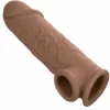 Performance Maxx Extension 7" Brown Skin Liquid Silicone Enhancer