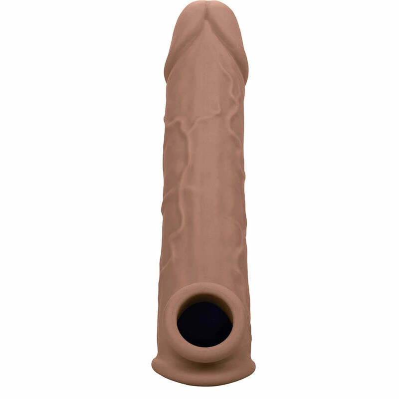 CalExotics Performance Maxx Extension 8" silikonowa brÄ…zowa powÅ‚oka