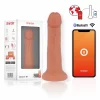Bogota Medium Vibrating Silicone Device 9 Modes App Control 20cm Beige