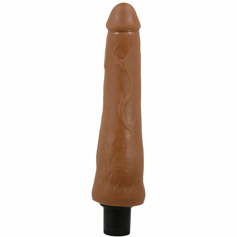 Alfredo Anatomical Vibrating Model 21.5 cm Mulatto Tone