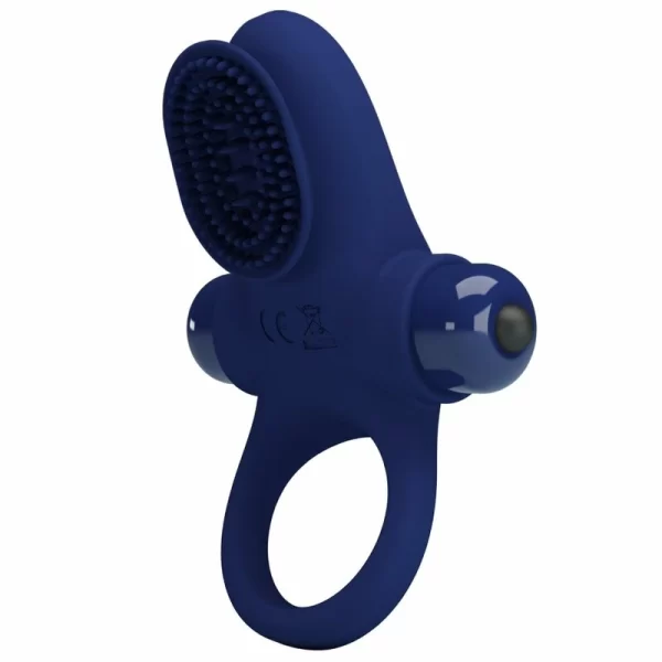Palle Blue Vibrating Silicone Intimate Ring 10 Modes