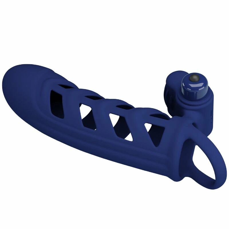 Altaf Blue Silicone Ring with Vibrating System