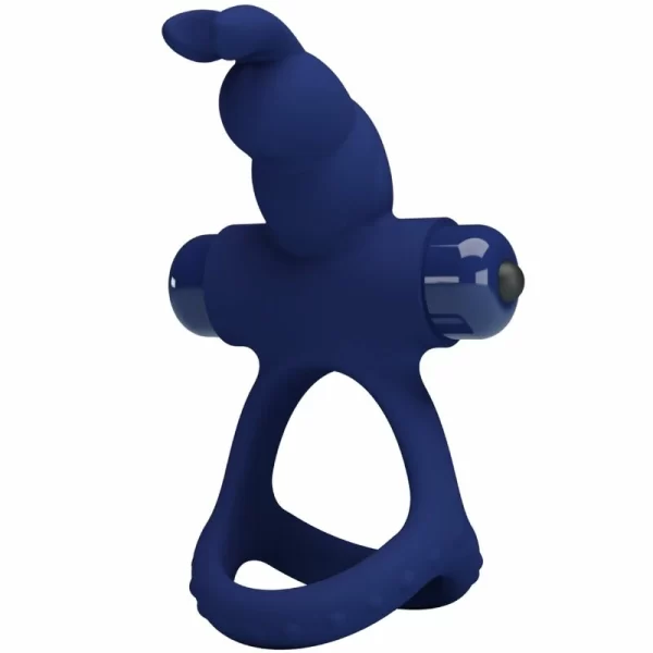 Luchito Blue Dual-Ring Intimate Vibrating System