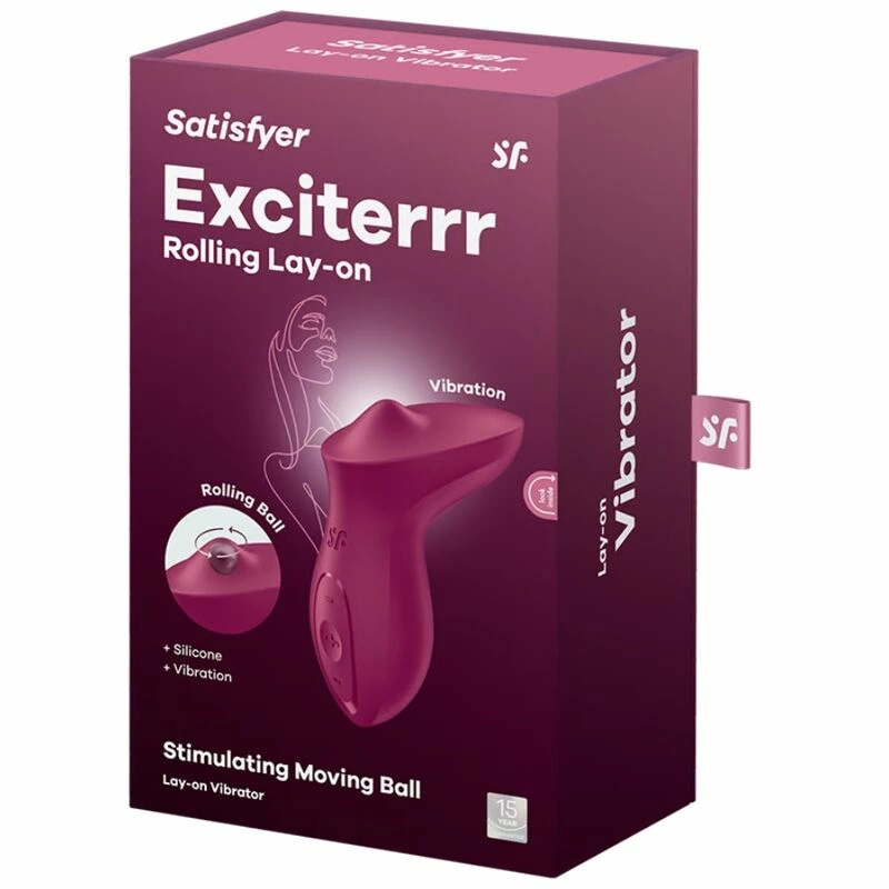 Satisfyer Exciterrr Model Lay-On Fuksja - WibrujÄ…ca Kulka