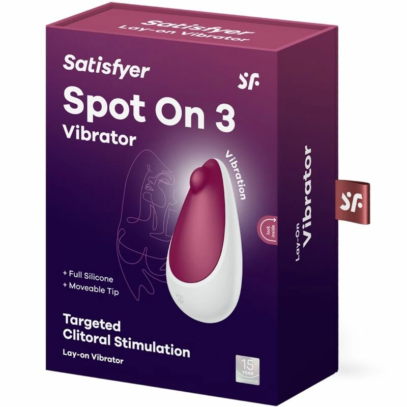 Satisfyer Spot On 3 Berry - Precyzyjny stymulator punktowy