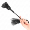 KINK Paddle w ksztaÅ‚cie stopy z frÄ™dzlami 31 cm - czarne wykoÅ„czenie