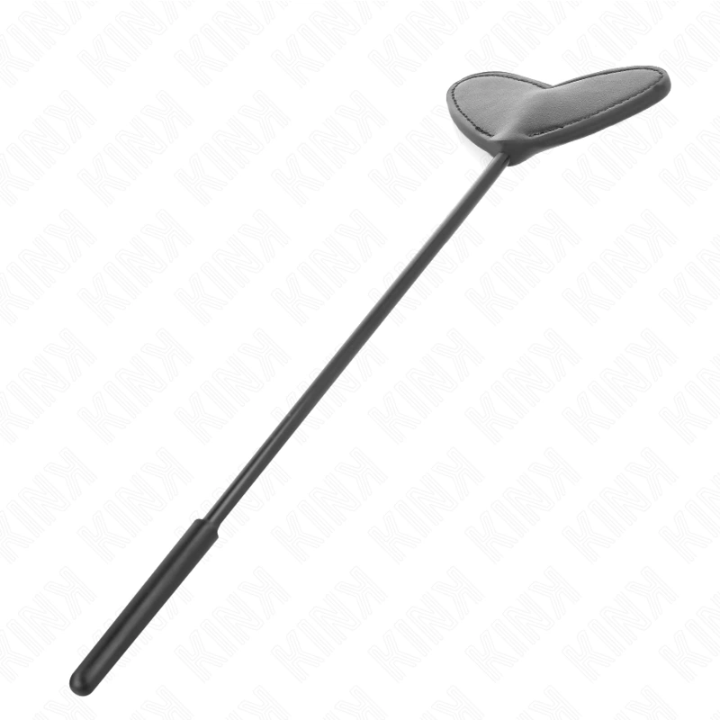 Black Heart-Shaped Paddle 33x10 cm - Elegant Impact Tool Black Heart-Shaped Paddle 33x10 cm - Elegant Impact Tool