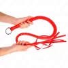KINK Snake Whip 65cm czerwony pierÅ›cieÅ„ - skorzany bat z ergonomicznym uchwytem