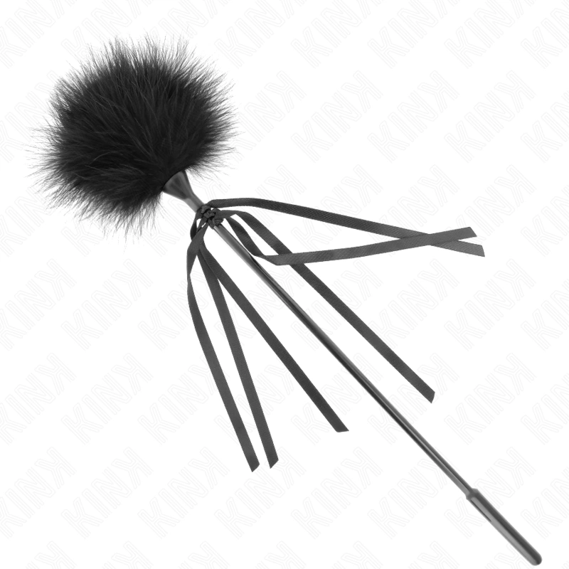 Tickle Feathers with Decorative Bow 35 cm - Sensory Play Accessory