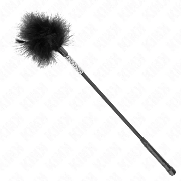 Tickle Feathers 50cm - Feather Teaser with Rhinestone Handle