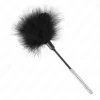 Sensual Feather Tickle Wand with Rhinestone Handle 27 cm
