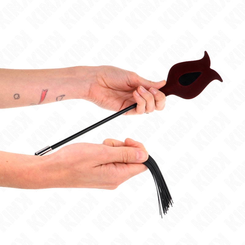 KINK Silikonowy Bicz RoÅ¼a 45 cm - stylowy akcent