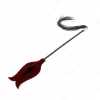 Rose-Shaped Silicone Tassel Whip 45 cm - Elegant Design