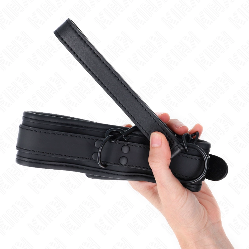 KINK Neoprenowy koÅ‚nierz model 1 z regulowanym paskiem 78 cm czarny