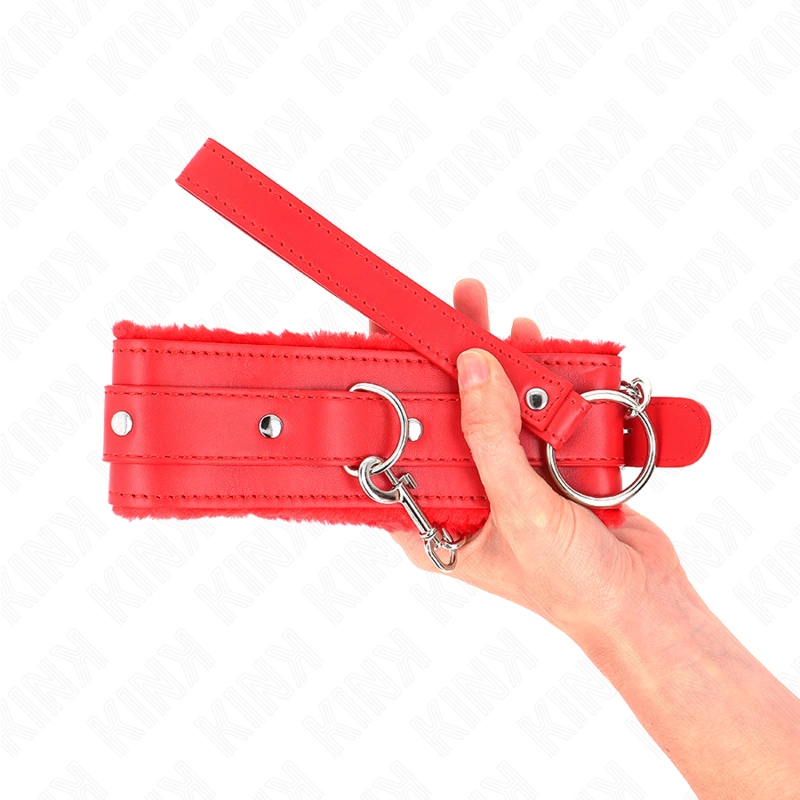 KINK ObroÅ¼a z SmyczÄ… Regulowana 36-42 cm Czerwona