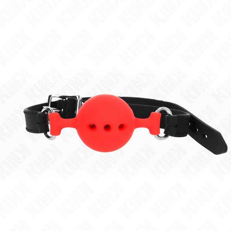 Silicone Ball Gag Red - Adjustable Strap 35-51 cm Silicone Ball Gag Red - Adjustable Strap 35-51 cm