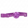 Purple Breathable Ball System 4.5 cm - Adjustable Silicone Strap 65x2.5 cm