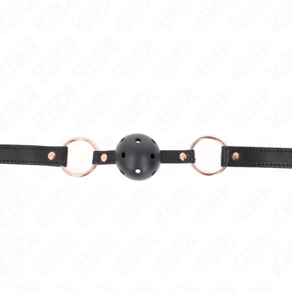 Premium TPE Ball Gag 4 cm - Adjustable Strap