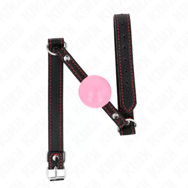 Rose Gold Ball System 4cm - Adjustable Silicone Jaw Strap 60x2cm