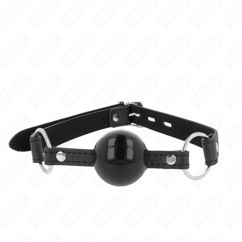 TPE Ball Gag 4 cm with Black Lock - Adjustable 60x2 cm Strap
